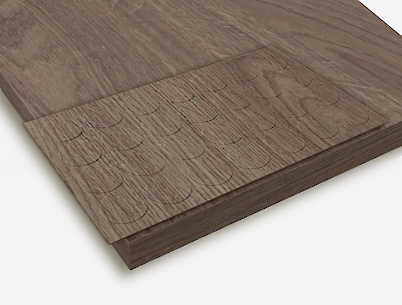 Заглушка самоклеющаяся Folmag для минификса к  H3156 Дуб Корбридж серый (28 шт.)