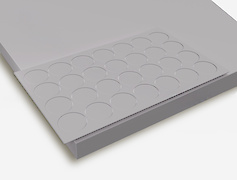 Заглушка самоклеюча Folmag для мініфікса до W960 Білий класичний, 8685 Білий альпійский (28шт.)