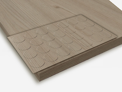 Заглушка самоклеюча Folmag для мініфікса до H1710 Каштан Кентуккі пісочний  (28шт.)