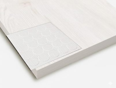 Заглушка самоклеющаяся Folmag для конфирмата к H1225 Ясень Тронгейм (25шт.)