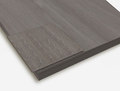 Заглушка самоклеющаяся Folmag для конфирмата к H3197 Файнлайн средне-серый (25шт.)