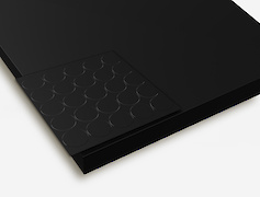 Заглушка самоклеющаяся Folmag для конфирмата к U 999 ST19 Черный структурний  (25шт.)