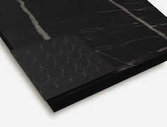 Заглушка самоклеющаяся Folmag для конфирмата к  F206 Камень Пьетра Гриджиа черный, U899 Нежный черный  (25шт.)