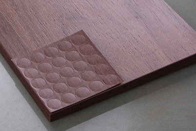 Заглушка самоклеющаяся Folmag для конфирмата к H3710 Орех Карини натуральный (25шт.)