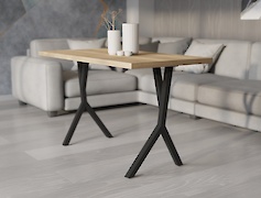 Металева (нога) для круглого столу VT-10 478x730 (40х40), чорний