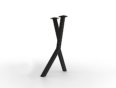 опора для круглого столу VT-10 478x730 (40х40), чорний