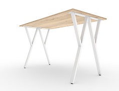 опора (нога)  для круглого столу VT-11 600x723 (40х20), білий