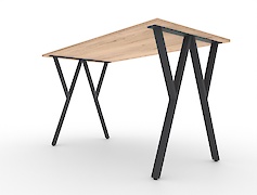 опора (нога)  для круглого столу VT-11 600x723 (40х20), графіт