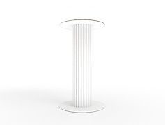 Металева опора  для круглого столу VT-12 (20х1.5), білий