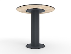 Металева (нога) для круглого столу VT-12 (20х1.5), графіт