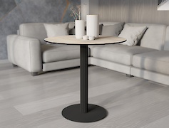 Металева опора  для круглого столу VT-13 (16х1.5), чорний