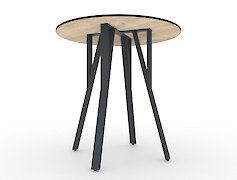 Металева (нога) для круглого столу VT-14 (40х20), графіт