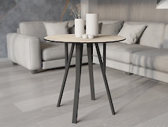 Металева опора (нога) для круглого столу VT-14 (40х20), графіт