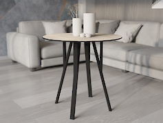 Металева опора (нога) для круглого столу VT-14 (40х20), чорний