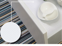 Противоскользящая плита ДСП Rehau RAUVISIO grip WHITE 91426 2800х1000х16мм, з/с в цвет основного декора