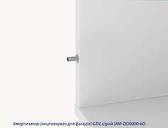 Амортизатор GTV (відбійник, ) сірий