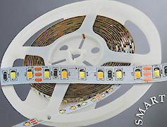 Светодиодная лента (неизолированная) SMART SMD2835-120L, 12W/м, 8мм, теплый белый/холодный белый(2700-4000-6000К)