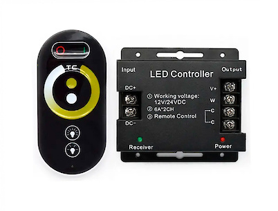 Контролер для світлодіодної стрічки SMART з пультом, 12V, 12А