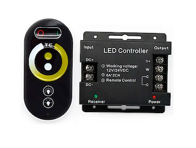 Контролер для світлодіодної стрічки SMART з пультом, 12V, 12А