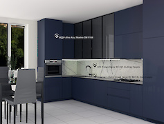 Компакт-плита Crown Dеcor RC 941 XL Серый Каспий с черным внутренним наполнением, толщина 12мм