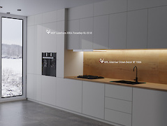 фасади декор Пломбір та HPL пластик Crown Dеcor RT 1566