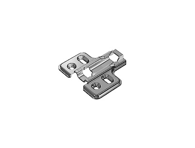 Монтажная планка крестообразная h=0 Hettich Veosys под прикручивание, нержавеющая сталь (9289598)