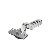 Петля полунакладная Veosys Hettich из нержавеющей стали с доводчиком, угол 105° (9289592)