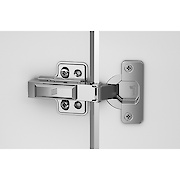 Петля накладная Veosys Hettich из нержавеющей стали с доводчиком, угол 105° (9289590)