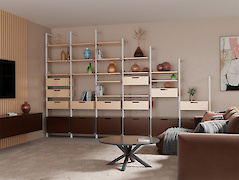 стелаж з опор 