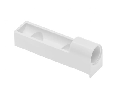 Крепление к амортизатору (выталкивателю фасадов) GTV белое (AM-ADAP0B-10)