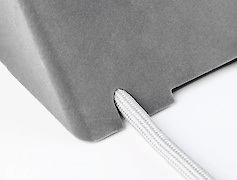 GTV РГ SOFITO, 2 вилки, 2USB, сірий