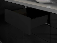 Ящик AXIS PRO GTV, H=86 мм, L=500 мм, полное выдвижение, черный (C)