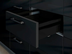 Поздовжній релінг AXIS PRO GTV, L=500 мм,  PB-AXISPRO-RELKW500-2 для шухляди