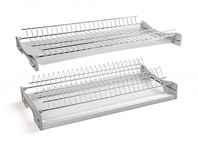 Набір сушарок BASIC 3 GTV для модуля 800мм дворівневий, 2 піддони, хром