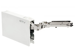 Підйомник GTV HORIZON, висота передньої частини 400-650 мм, вага8-12 кг, білий