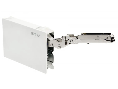 Подъёмник GTV HORIZON STRONG+, с доводчиком, для фасада h =400-650 мм, 8-12 кг, F=3500-5200 белый