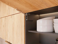 Підйомний механізм GTV HORIZON, Push to open, для фасадів 300-650 мм ,  антрацит