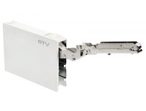 Подъёмник GTV HORIZON STRONG+, P2O, для фасада h =400-650 мм, 8-12 кг, F=3500-5200, белый