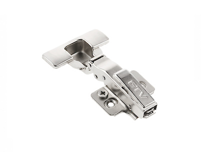 Петля SilentoPro GTV накладная c доводчиком+эксц. h=0, никель (ZM-HCSL09-3DBEO)
