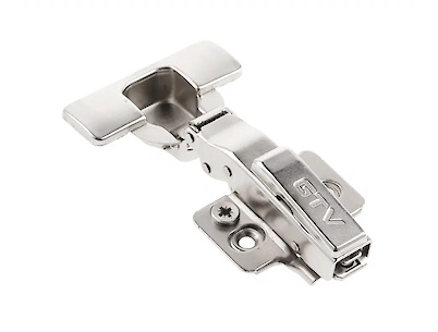 Петля SilentoPro GTV накладная c доводчиком+эксц. h=0, никель (ZM-HCSL09-3DBEO)