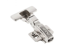 Петля SilentoPro GTV полунакладная c доводчиком+эксц. h=0, никель (ZM-HCSL08-3DBEO)