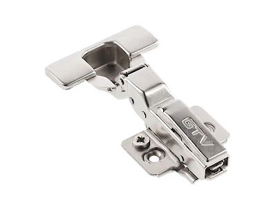 Петля SilentoPro GTV полунакладная c доводчиком+эксц. h=0, никель (ZM-HCSL08-3DBEO)