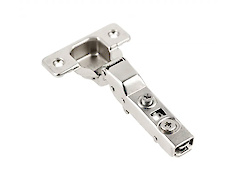 Завіса GTV SilentoPro 3D напівнакладна без пружини + опорная планка Н=0 clip-on