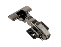 Петля SilentoPro GTV накладная c доводчиком+эксц. h=0, черная (ZM-HCSL09-3DBEO-20)