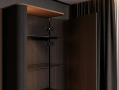 Завіса GTV ZM-HCSL08-3DBEO-20 чорна