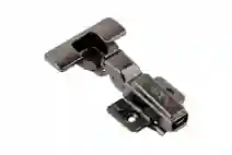 Петля SilentoPro GTV полунакладная c доводчиком+эксц. h=0, черная (ZM-HCSL08-3DBEO-20)