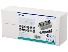 Вбудована розетка GTV горизонтальна MULTISOFT на 2 вилки Schuko, USB A+C, RJ45, HDMI кабель			AE-PBSURH2GS-53