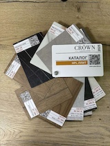 Рекламный образец компакт-плиты и пластиков Crown Decor 2025