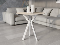 Металева опора (нога) для круглого столу VT-16 , білий