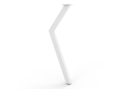 Металева опора (нога) для круглого столу VT-16 (40х40), білий